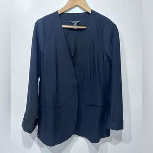 Athleta‎ Women’s Black Avenue Blazer Jacket Size 12